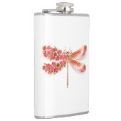 Blume Dragonfly mit Schmucksakura Flachmann (Rechts)