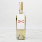 Blume Dragonfly mit Schmucksakura Flaschenanhänger (Auf Flasche)