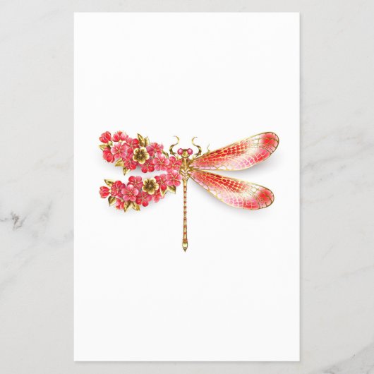 Blume Dragonfly mit Schmucksakura Flyer (Vorne)