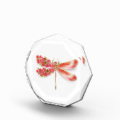 Blume Dragonfly mit Schmucksakura Fotoblock (Rechts)