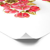 Blume Dragonfly mit Schmucksakura Fotodruck (Ecke)