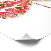 Blume Dragonfly mit Schmucksakura Fotodruck (Ecke)