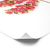 Blume Dragonfly mit Schmucksakura Fotodruck (Ecke)