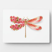 Blume Dragonfly mit Schmucksakura Fotoplatte (Vorderseite)