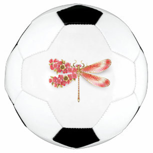 Blume Dragonfly mit Schmucksakura Fußball
