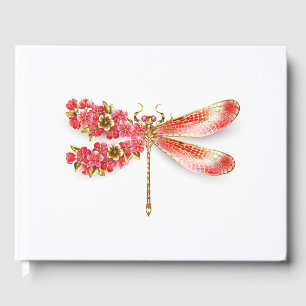 Blume Dragonfly mit Schmucksakura Gästebuch