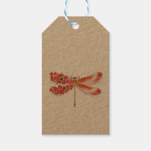 Blume Dragonfly mit Schmucksakura Geschenkanhänger