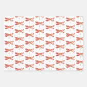 Blume Dragonfly mit Schmucksakura Geschenkpapier Set (Vorderseite)