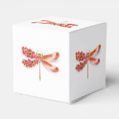 Blume Dragonfly mit Schmucksakura Geschenkschachtel (Rückseite)