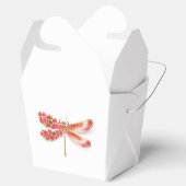 Blume Dragonfly mit Schmucksakura Geschenkschachtel (Geöffnet)