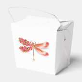 Blume Dragonfly mit Schmucksakura Geschenkschachtel (Rückseite)