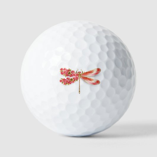Blume Dragonfly mit Schmucksakura Golfball (Vorderseite)