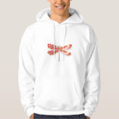 Blume Dragonfly mit Schmucksakura Hoodie (Vorderseite)