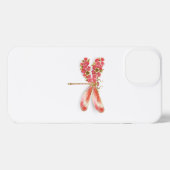 Blume Dragonfly mit Schmucksakura iPhone Hülle (Rückseite (Horizontal))