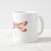 Blume Dragonfly mit Schmucksakura Jumbo-Tasse (Vorderseite Rechts)