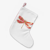 Blume Dragonfly mit Schmucksakura Kleiner Weihnachtsstrumpf (Vorderansicht (hängend))