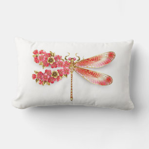 Blume Dragonfly mit Schmucksakura Lendenkissen
