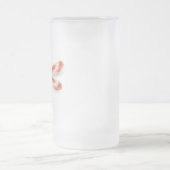 Blume Dragonfly mit Schmucksakura Mattglas Bierglas (Mittel)