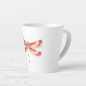 Blume Dragonfly mit Schmucksakura Milchtasse (Rechte Ecke)