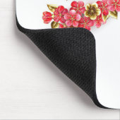 Blume Dragonfly mit Schmucksakura Mousepad (Ecke)