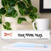 Blume Dragonfly mit Schmucksakura Namensplakette