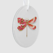 Blume Dragonfly mit Schmucksakura Ornament (Vorderseite)