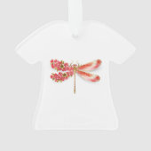 Blume Dragonfly mit Schmucksakura Ornament (Rückseite)