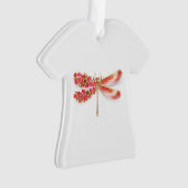 Blume Dragonfly mit Schmucksakura Ornament (Vorderseite)