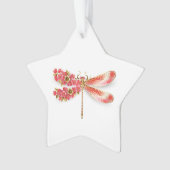 Blume Dragonfly mit Schmucksakura Ornament (Vorderseite)