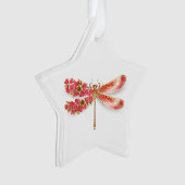 Blume Dragonfly mit Schmucksakura Ornament (Vorderseite)