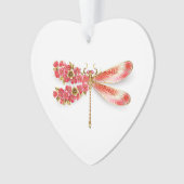 Blume Dragonfly mit Schmucksakura Ornament (Vorderseite)