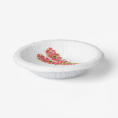 Blume Dragonfly mit Schmucksakura Pappteller (Gewinkelt)