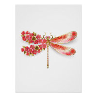 Blume Dragonfly mit Schmucksakura