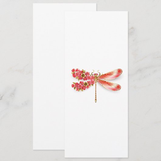 Blume Dragonfly mit Schmucksakura Programm (Vorne/Hinten)