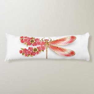Blume Dragonfly mit Schmucksakura Seitenschläferkissen