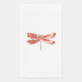 Blume Dragonfly mit Schmucksakura Serviette (Vorderseite)