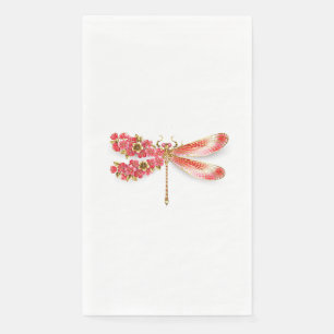 Blume Dragonfly mit Schmucksakura Serviette