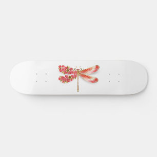 Blume Dragonfly mit Schmucksakura Skateboard