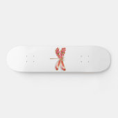 Blume Dragonfly mit Schmucksakura Skateboard (Horizontal)