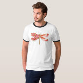Blume Dragonfly mit Schmucksakura T-Shirt (Vorne ganz)