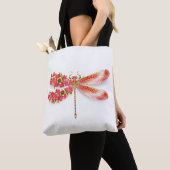 Blume Dragonfly mit Schmucksakura Tasche (Von Nahem)