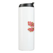 Blume Dragonfly mit Schmucksakura Thermosbecher (Nach links gedreht)