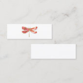 Blume Dragonfly mit Schmucksakura Treuekarte (Vorne/Hinten)