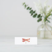 Blume Dragonfly mit Schmucksakura Treuekarte (Stehend Vorderseite)