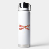 Blume Dragonfly mit Schmucksakura Trinkflasche (Hinten)