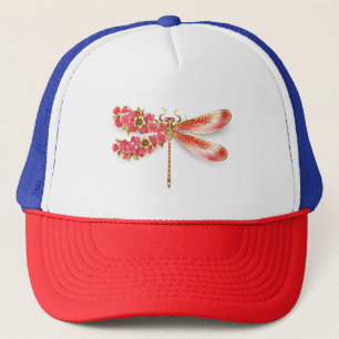 Blume Dragonfly mit Schmucksakura Truckerkappe