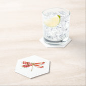 Blume Dragonfly mit Schmucksakura Untersetzer (Vor Ort)