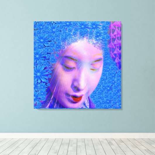 Blume Dream Leinwanddruck (Insitu (Holzboden))