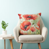 Blume Dream - Mohnmuster Kissen (Stuhl )