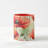 Blume Dream - Mohnmuster Tasse (Zentrum)